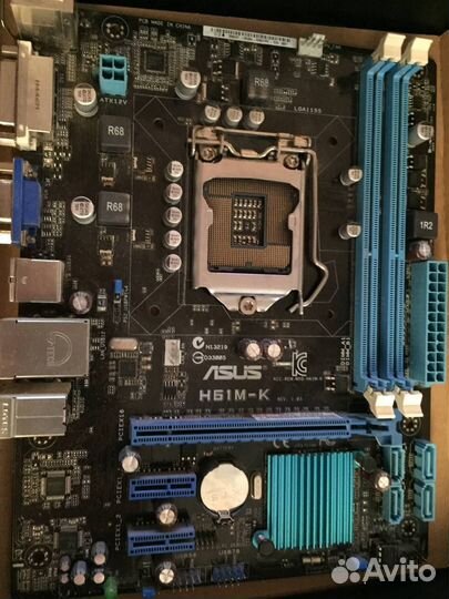 Материнская плата lga1155 H61M-K