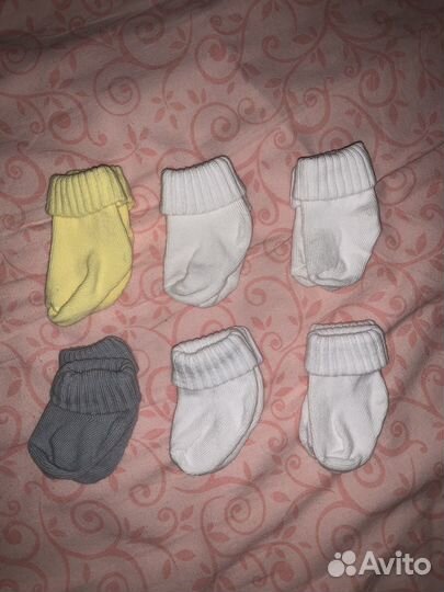 Носки для новорожденных