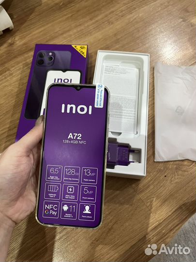 Телефон lnol А72 128+4 GB