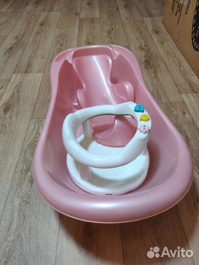 Ванна, горка и стульчик для купания