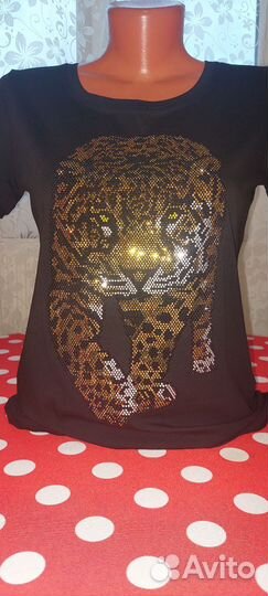 Футболка женская в стразах Турция