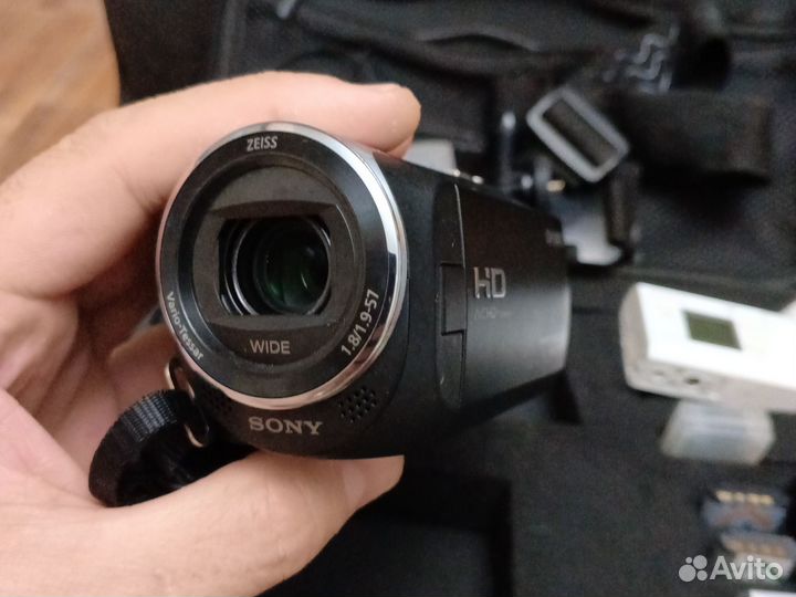 Видеокамера sony hdr cx405 и экшен as300