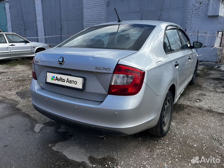 Skoda Rapid 1.6 МТ, 2016, 173 000 км