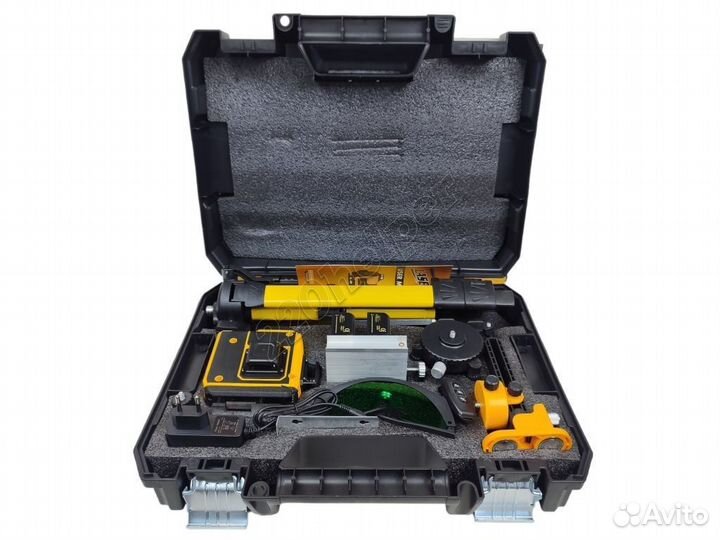 Лазерный уровень DeWalt 4D 2в1 с треногой