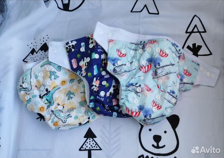 Многоразовые подгузники новые