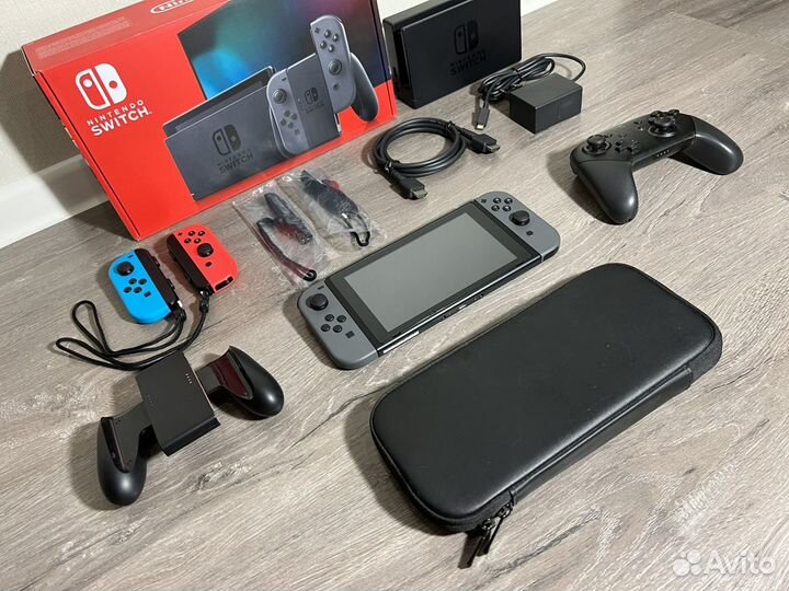 Прошитая Nintendo Switch V2 Отличное Состояние