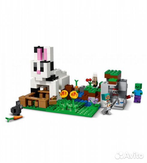 Lego Minecraft 21181 Кроличье ранчо