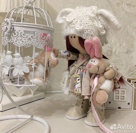 Интерьерная кукла Овечка