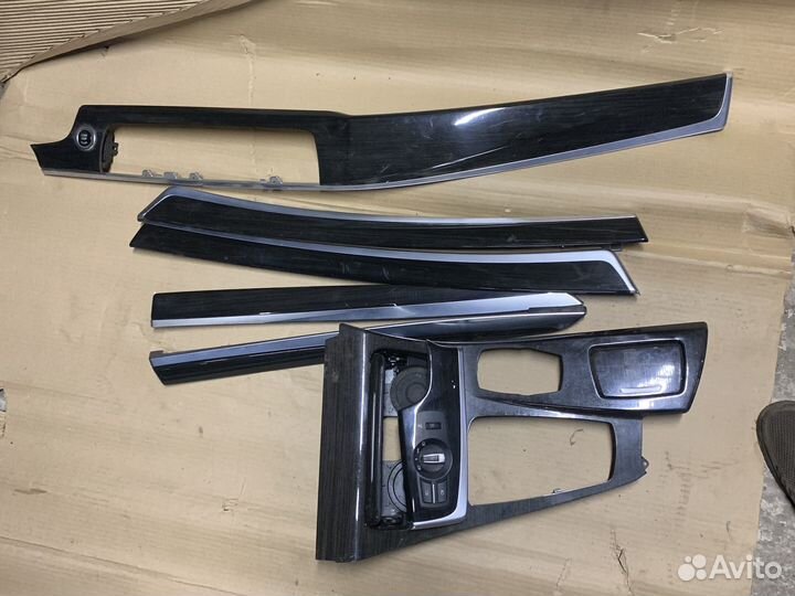 Декоративные планки дерево BMW F10 fine line