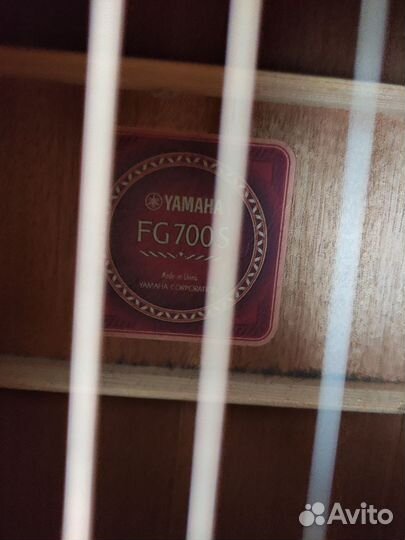 Акустическая гитара yamaha FG 700S