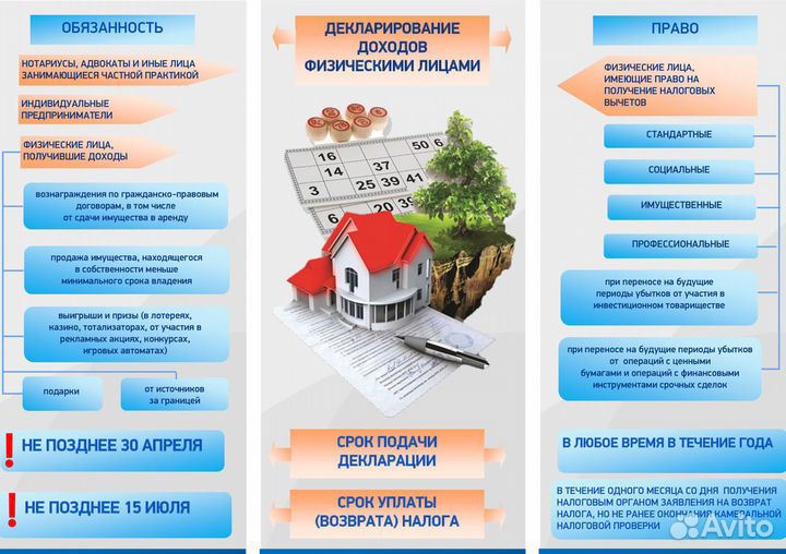 3-ндфл составление декларации, консультации