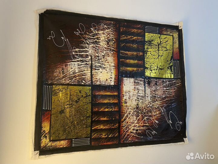 Картина абстракция ручная работа