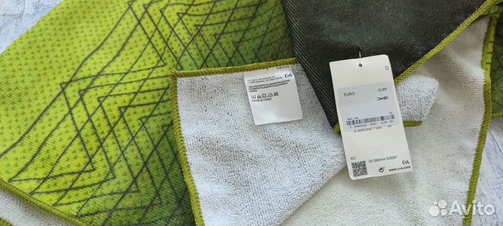 Полотенце пляжное новое из микрофибры 175*75 C&A