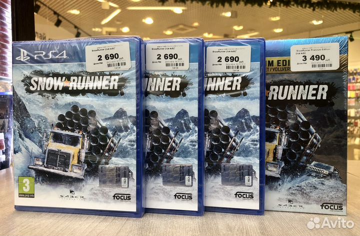 SnowRunner PS4 PS5 (новый, на русском)