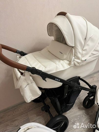 Bebetto Luca PRO 2 в 1(100 экокожа) с автолюлькой