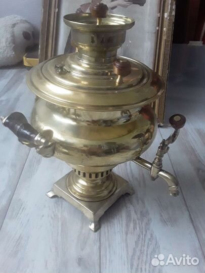 Самовар на дровах старинный