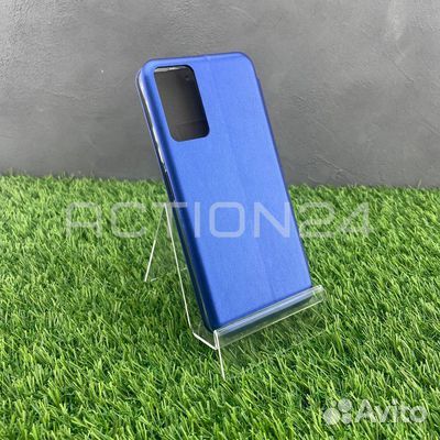 Чехол книжка Xiaomi Redmi Note 12S (синий)