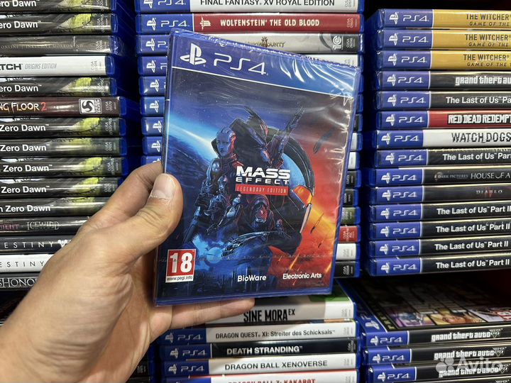 Mass effect legendary edition ps4 диск новый