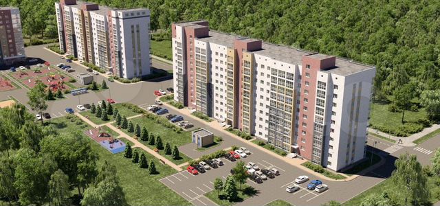 1-к. квартира, 34,1 м², 3/10 эт.
