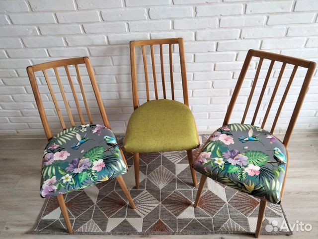 Лигна Ligna стулья Чехословакия чсср реставрирован