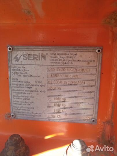 Полуприцеп бензовоз Serin 3A-FCST 28000л, 2012