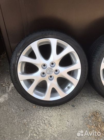 Колеса Mazda R-18, 5x114,3 на лете