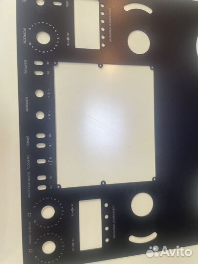 Панель магнитофона Олимп 005 алюминий