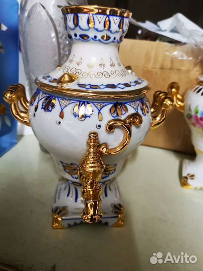 Самовар СССР гжель