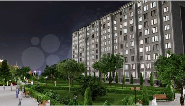 1-к. квартира, 53,6 м², 4/10 эт.