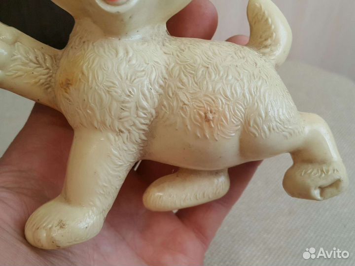 Ретро игрушка собачка 90х