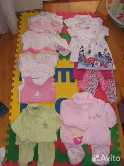 Вещи на девочку от 3 мес до 24 мес
