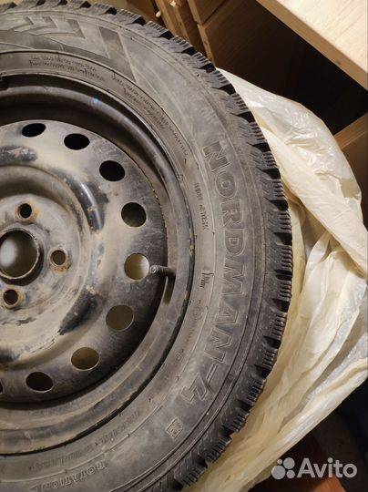 Колеса в сборе r15 зимние на Hyundai Solaris