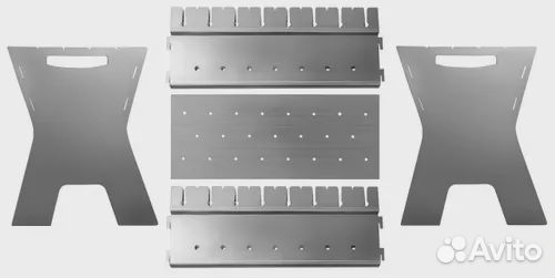 Мангал сборный, 2мм, сумка в подарок