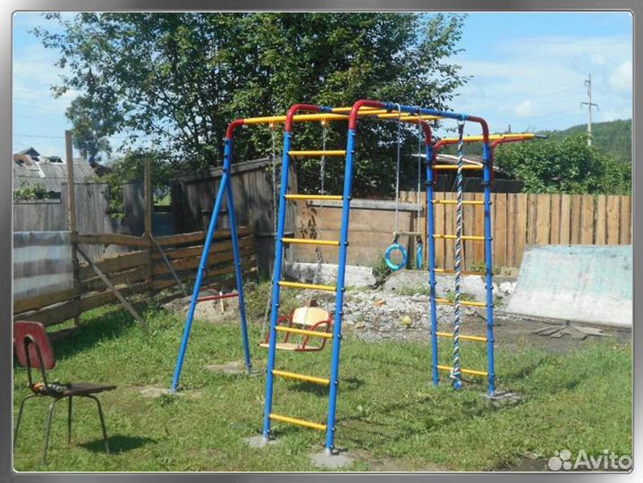 Уличный спортивный комплекс шведская стенка турник