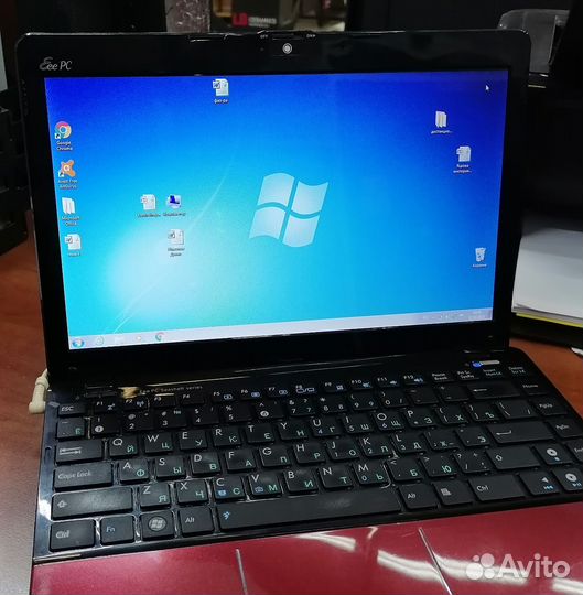 Нетбук asus eee pc 1215 красный