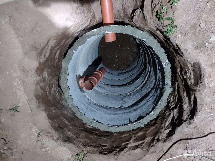 Колодец. Септики. Шамбо. Монтаж канализации