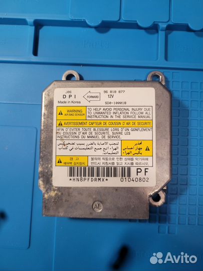 Блок srs шевроле лачети 96 818 877