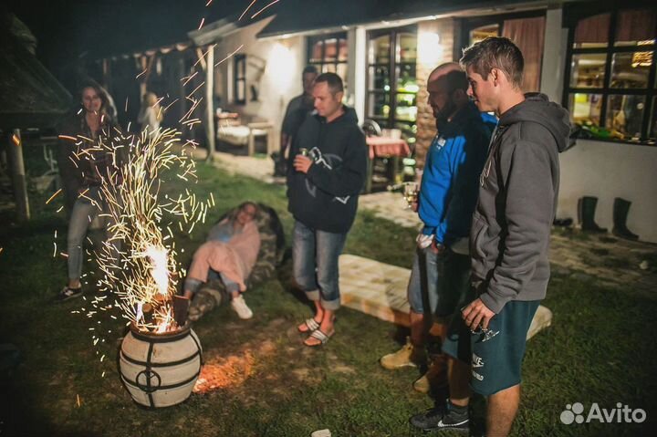 Тандыр Охотник с откидн.крышкой + бесплат.доставка