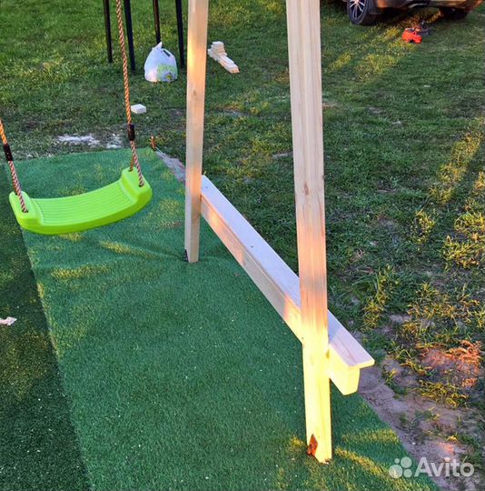 Детская деревянная площадка