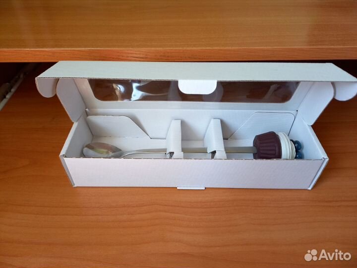 Коробка для вкусной ложки с окошком (7 шт)