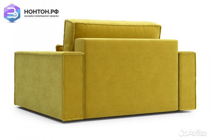 Кресло тик-так Сохо горчичное