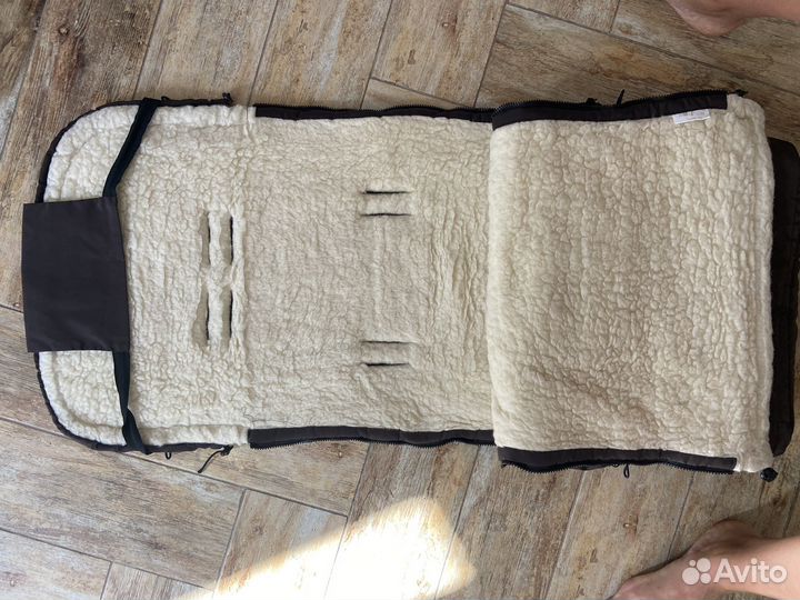 Конверт меховой в коляску