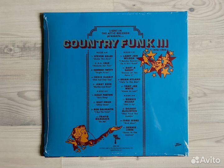 Винил Country Funk III 1975-1982 2LP (Orange&Blue)