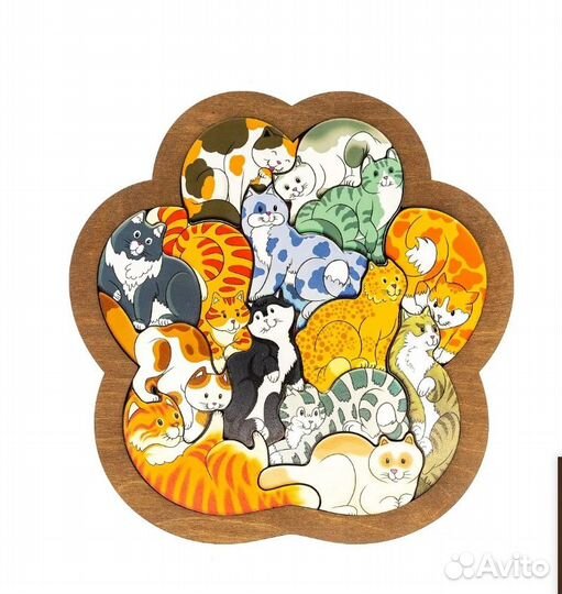 Игрушка головоломка круги Никитина 53 дет 2уровень