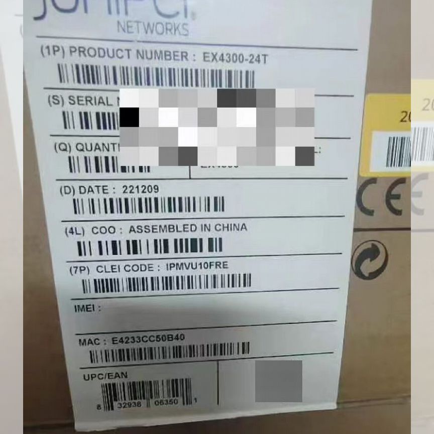 [EX4300-24T] Коммутатор Juniper Ex4300-24t