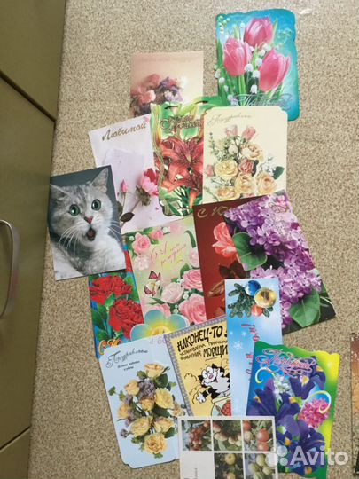 Открытки и наборы открыток времён СССР