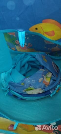 Детская игровая палатка с тоннелем и шариками