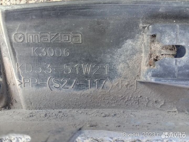 Накладка крыла Mazda CX-5 рестайлинг