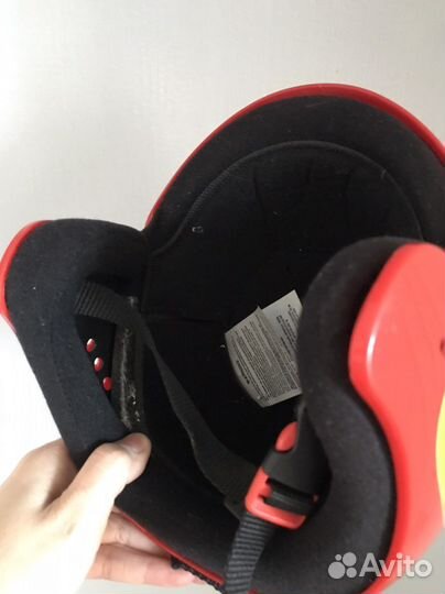 Шлем с очками горнолыжный 52 размер детский