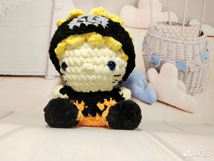 Вязаные игрушки ручной работы из плюшевой пряжи